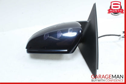 12-14 Mercedes W204 C250 C300 Front Left Side Mirror Door Rear View Blue OEM