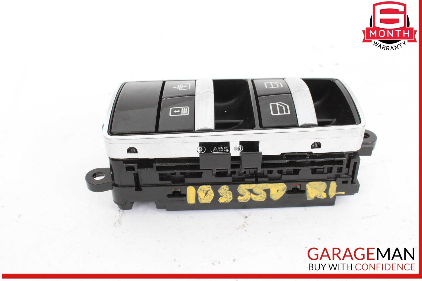 10-13 Mercedes W221 S550 S450 Rear Left Side Window Control Switch Black OEM
