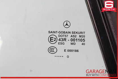 05-11 Mercedes R171 SLK300 SLK280 Rear Right Side Quarter Window Glass OEM