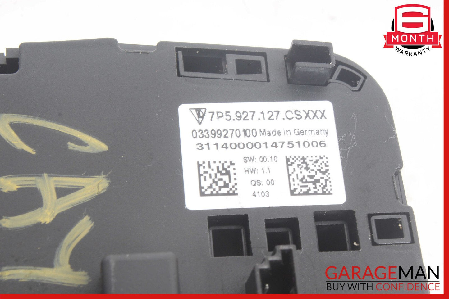 11-14 Porsche Cayenne 958 S Suspension Mode Selector Switch Panel 7P5927127 OEM