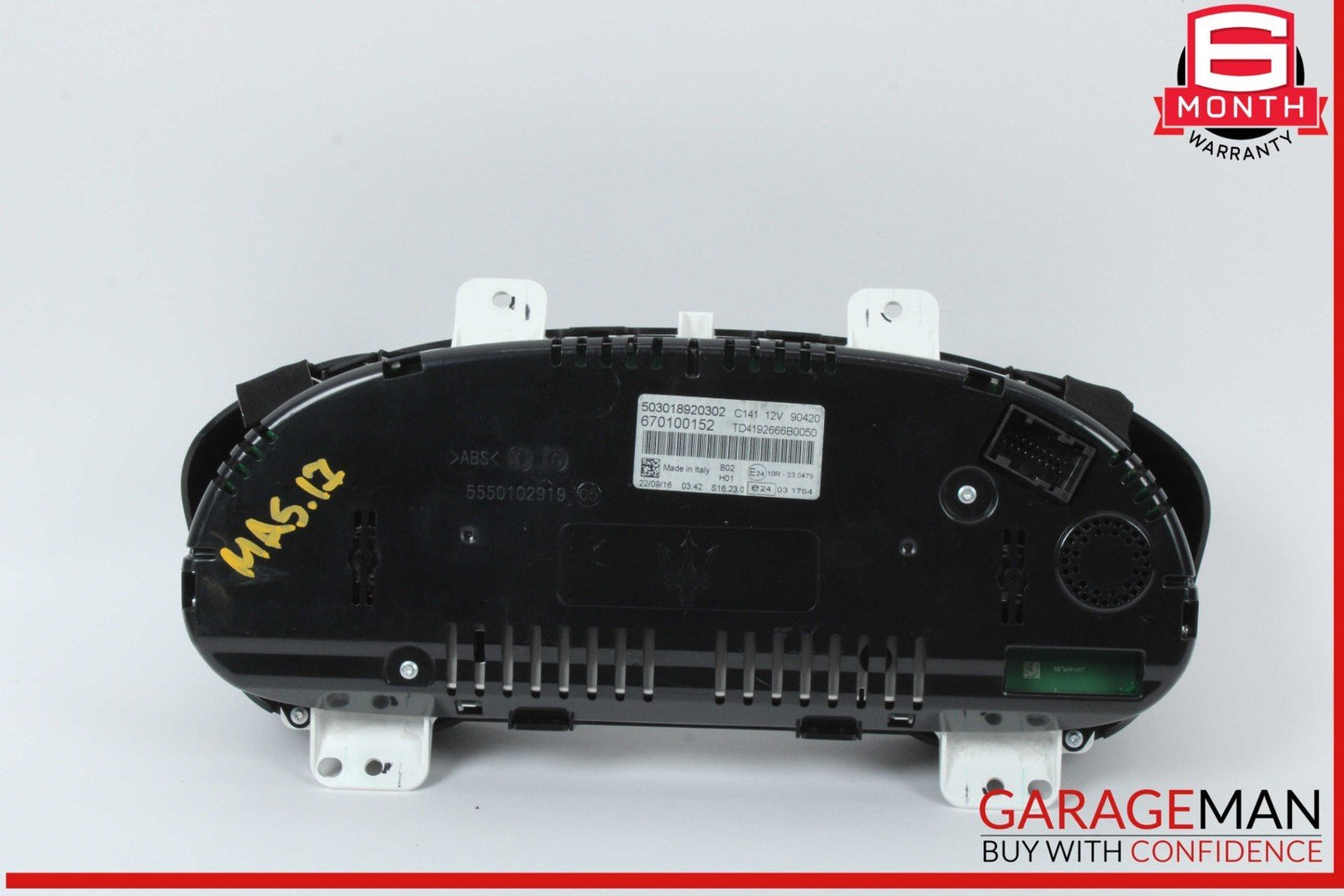 14-17 Maserati Ghibli Speedometer Odometer Instrument Cluster Gauge OEM