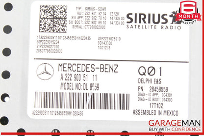 15-20 Mercedes W205 C300 S550 Satellite Radio Receiver Control Module Unit OEM