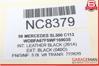 98-02 Mercedes R129 SL500 SL600 Brake Assist Control Module 0255454832 OEM