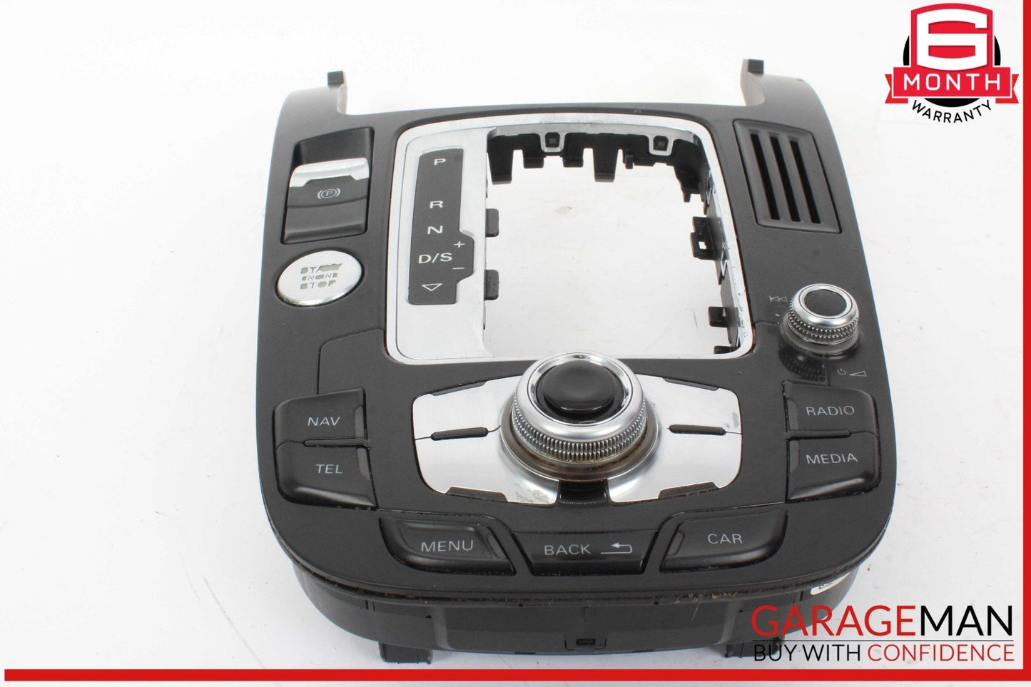 13-16 Audi A4 SQ5 Front Center Console Trim Panel w/ Switches 8T0919611L OEM