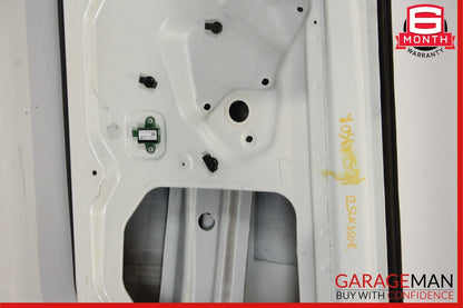 12-20 Mercedes R172 SLK350 Front Right Exterior Door Shell Frame Panel White
