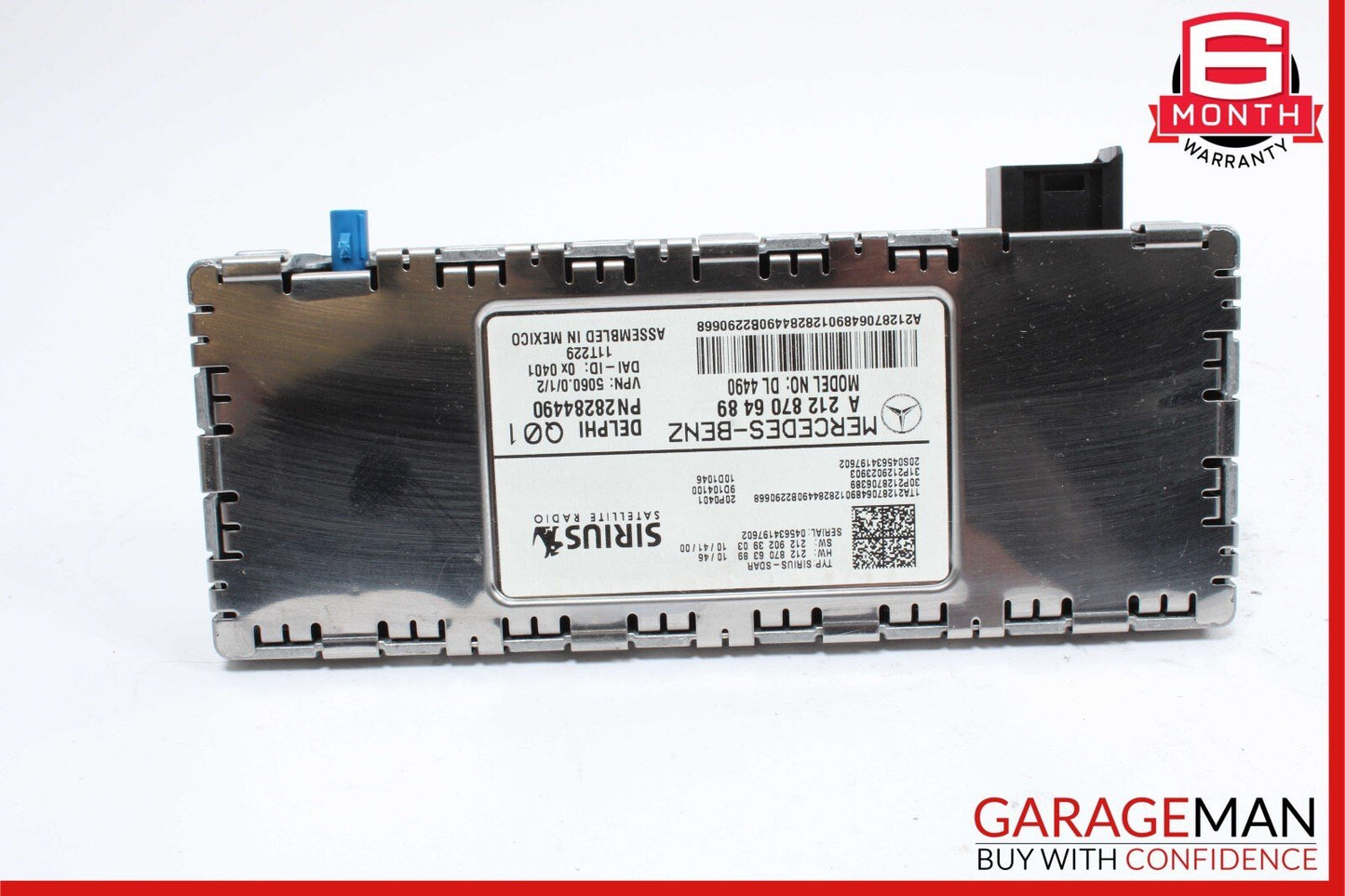 12-15 Mercedes W204 C250 C300 Sirius Satellite Radio Receiver 2128706489 OEM