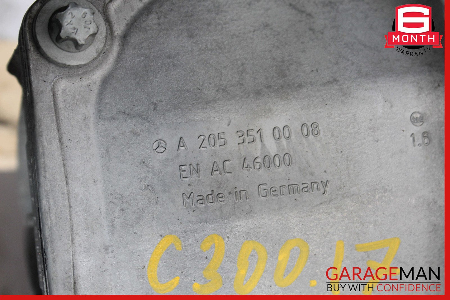 15-20 Mercedes W205 C300 RWD Rear Differential Diff Axle Carrier Assembly