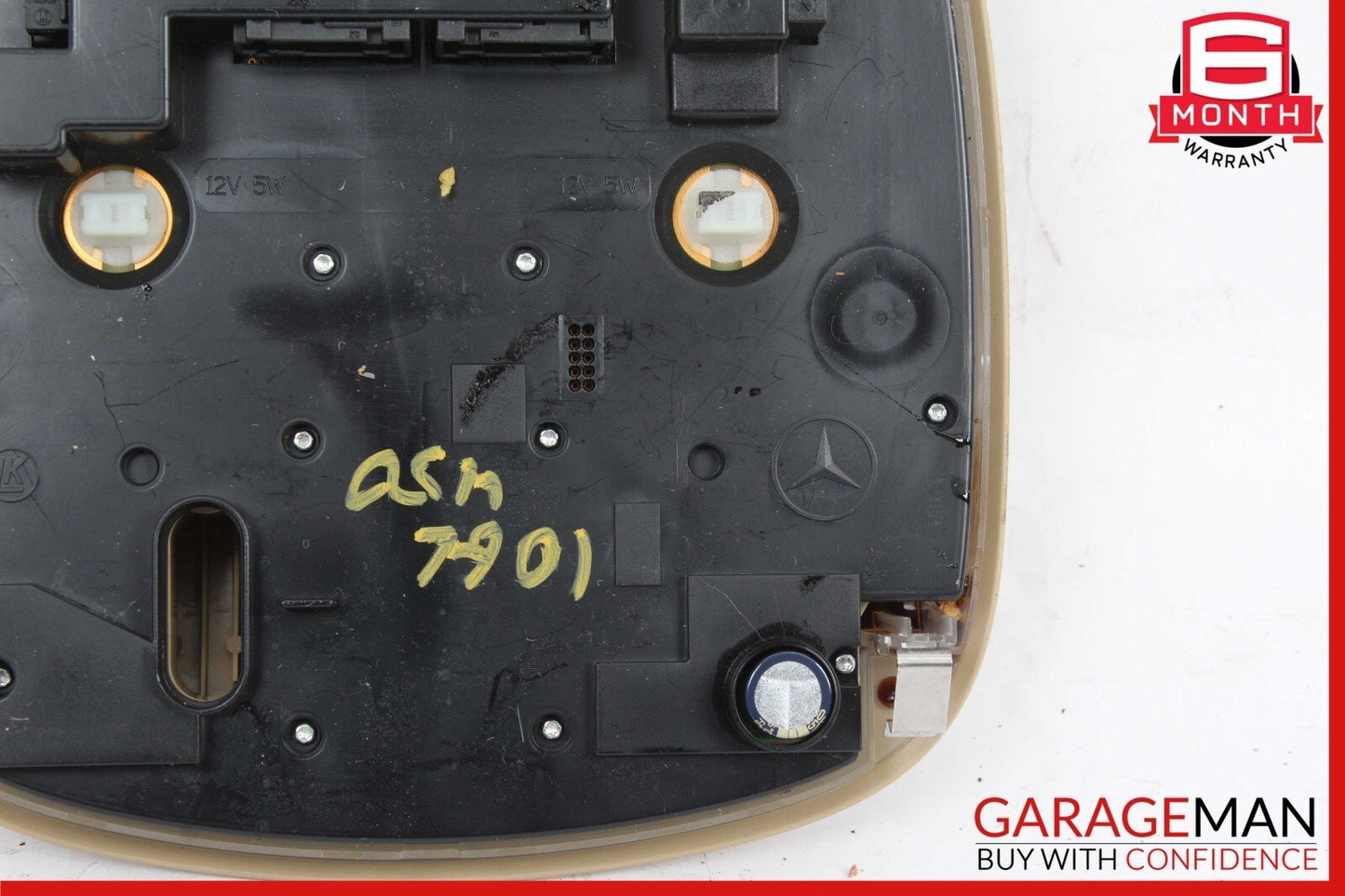 06-13 Mercedes GL350 GL450 R500 R63 AMG Front Top Overhead Dome Light Lamp Brown