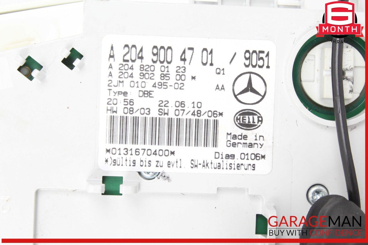 08-14 Mercedes W204 C63 AMG C350 Front Overhead Dome Light Lamp Reading Map OEM