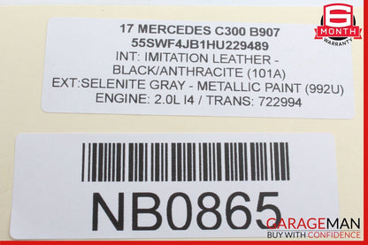 15-20 Mercedes W205 C300 C350e Front Right Side Upper Transverse Control Arm