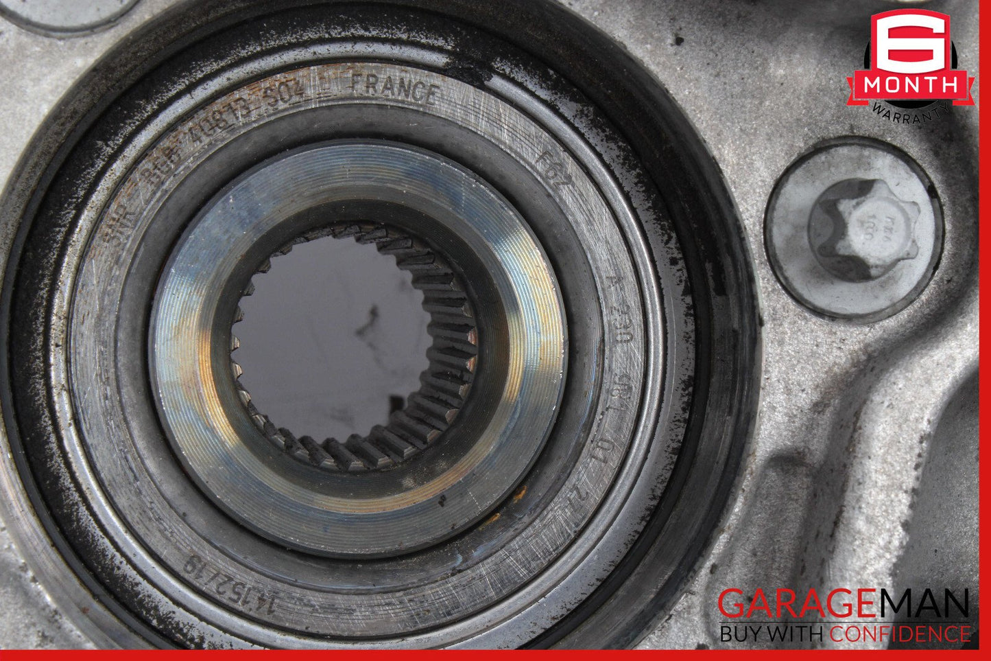 08-14 Mercedes W204 C250 Rear Left Side Spindle Knuckle Hub Bearing Brake Rotor