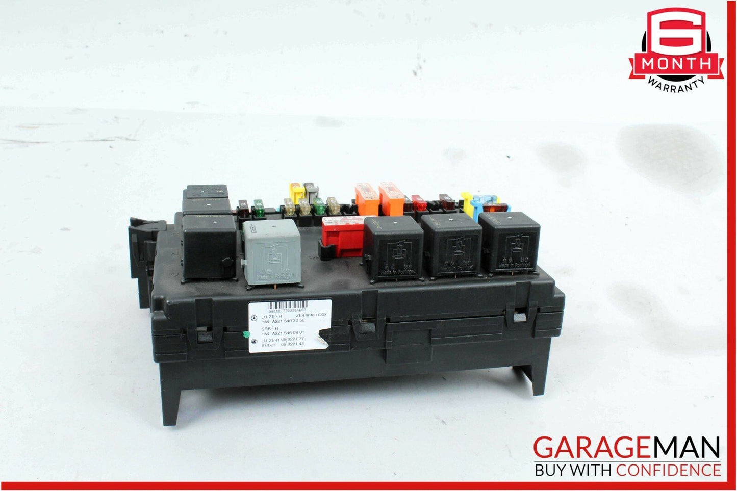 07-13 Mercedes W221 S550 CL550 Rear Trunk Fuse Box Relay Block 2215403050 OEM
