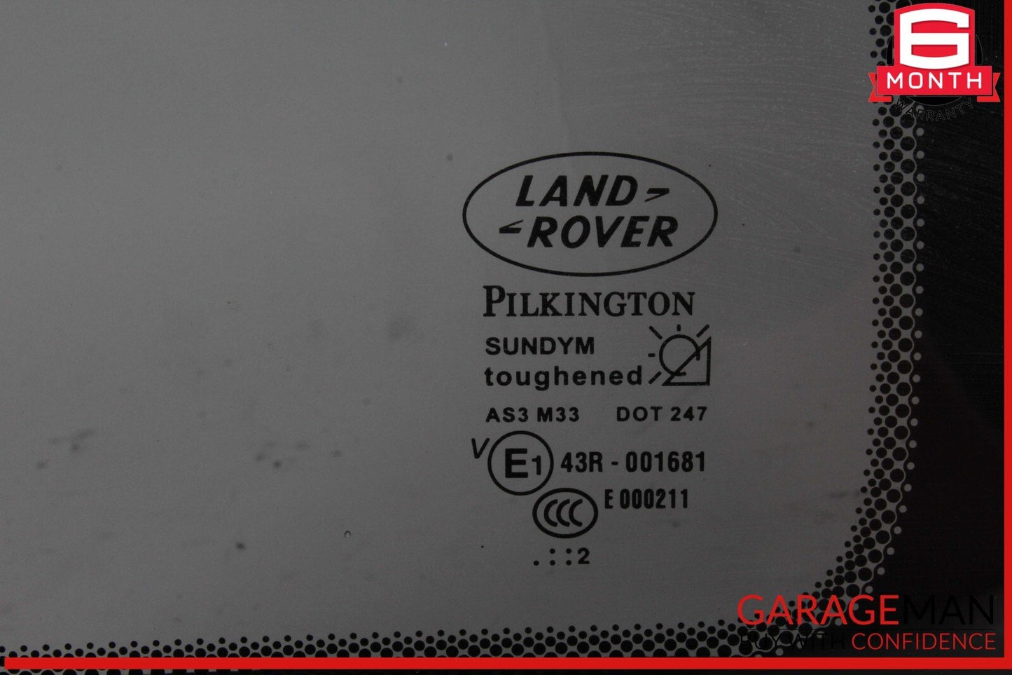 10-13 Land Rover Range Rover Sport Rear Left Driver Side Quarter Window Glass