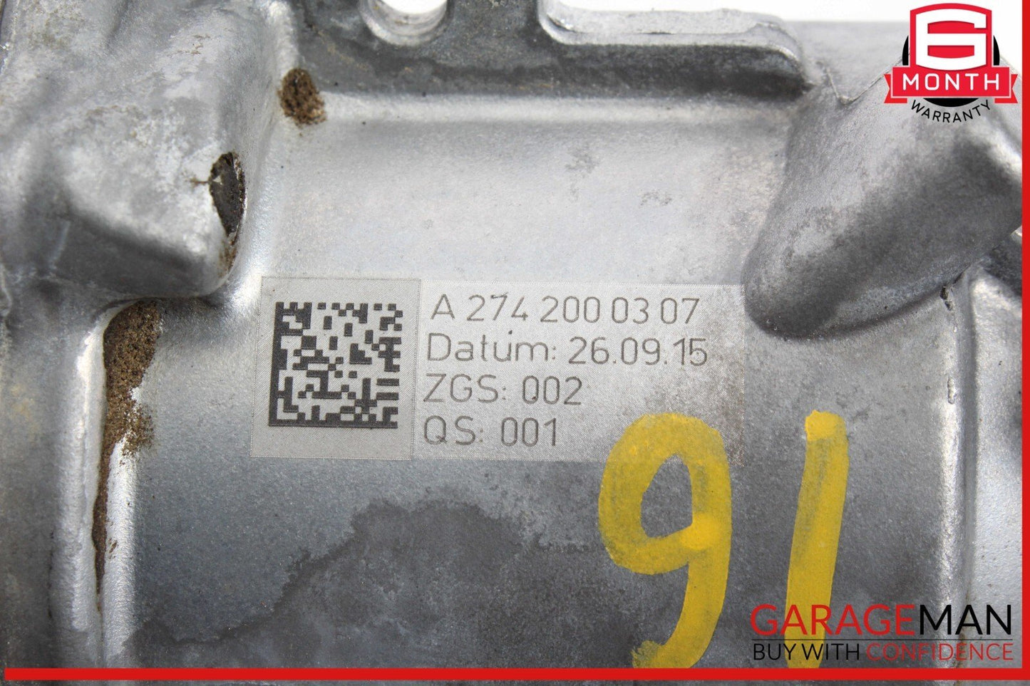 15-20 Mercedes W205 C300 2.0L Engine Water Pump OEM