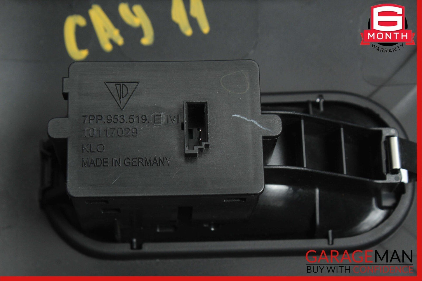 11-14 Porsche Cayenne 958 S Steering Column Trim Cover Black 7P5953516A OEM