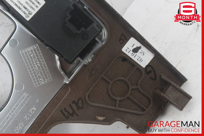 10-13 Mercedes W212 E350 E400 E550 Center Console Switch Trim Cover Bezel Wood