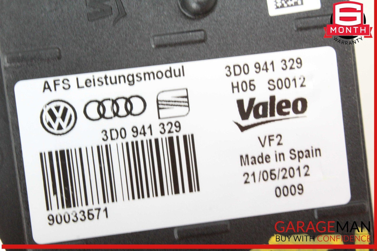 13-17 Audi Q5 SQ5 Head Light Headlight AFS Ballast Module 3D0941329 OEM
