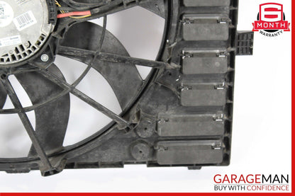 11-18 Porsche Cayenne 958 Engine Cooling Fan Motor Shroud Assembly OEM