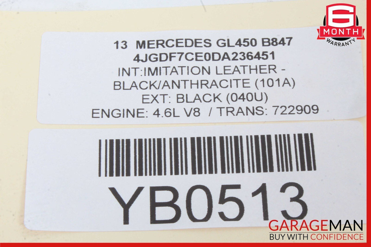 12-19 Mercedes X166 GL450 GLE43 AMG Front Right Door Window Regulator Motor Unit