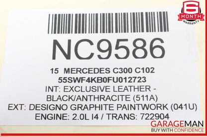 15-20 Mercedes W205 C300 C350e Front Left Side Door Lock Latch Actuator OEM