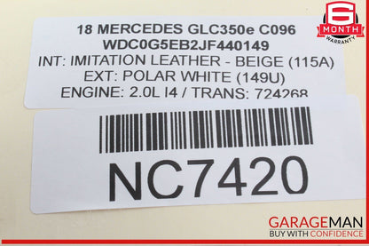 15-20 Mercedes X253 GLC350e C400 GLC43 AMG Electronic Parking Button Switch OEM