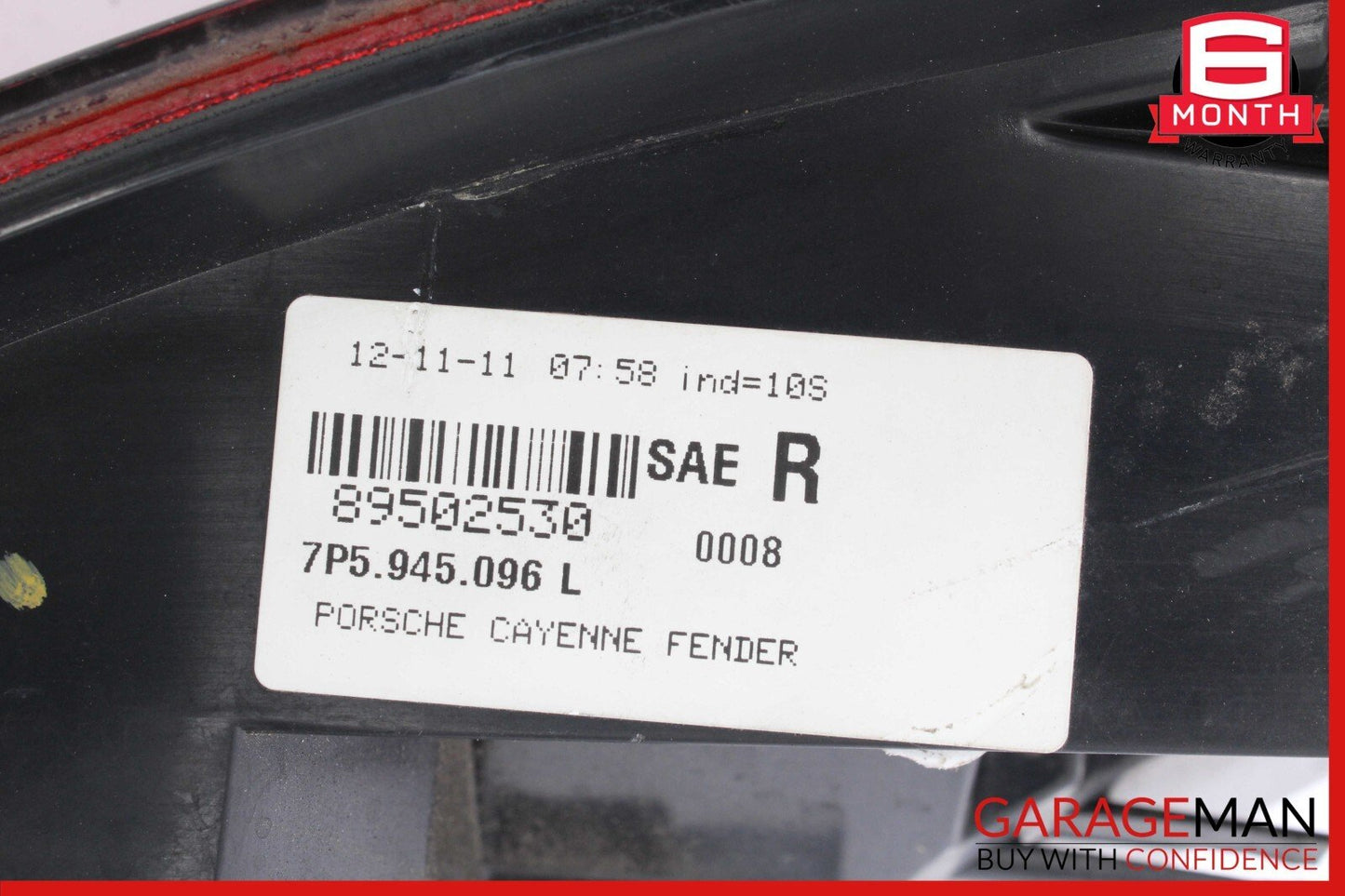11-14 Porsche Cayenne 958 Rear Right Passenger Side Outer Tail Light Lamp OEM