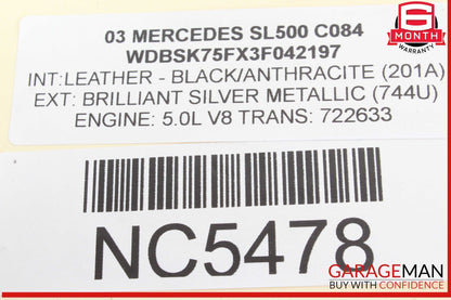 03-08 Mercedes R230 SL500 SL550 SL55 AMG Antenna Amplifier Booster Module OEM