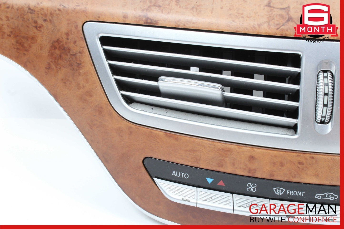07-09 Mercedes W221 S550 Center Dash Trim Bezel Air Vent A/C Heater Assembly OEM