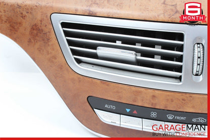 07-09 Mercedes W221 S550 Center Dash Trim Bezel Air Vent A/C Heater Assembly OEM
