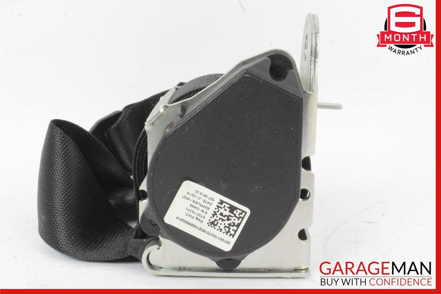 14-17 Maserati Ghibli Rear Left / Right Seatbelt Seat Belt Retractor Black OEM