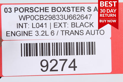 97-04 Porsche Boxster 986 Front Right Passenger Side Exterior Door Handle A52