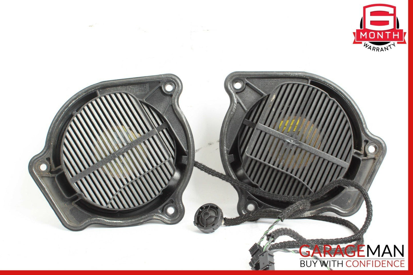 00-06 Mercedes W220 S500 S600 Rear Left & Right Door Audio Sound Speaker Set OEM