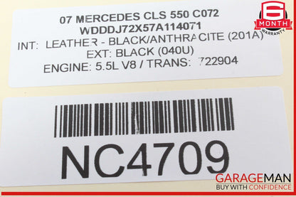 06-11 Mercedes W219 CLS550 Left Driver Side Dashboard Dash Board Air Vent OEM