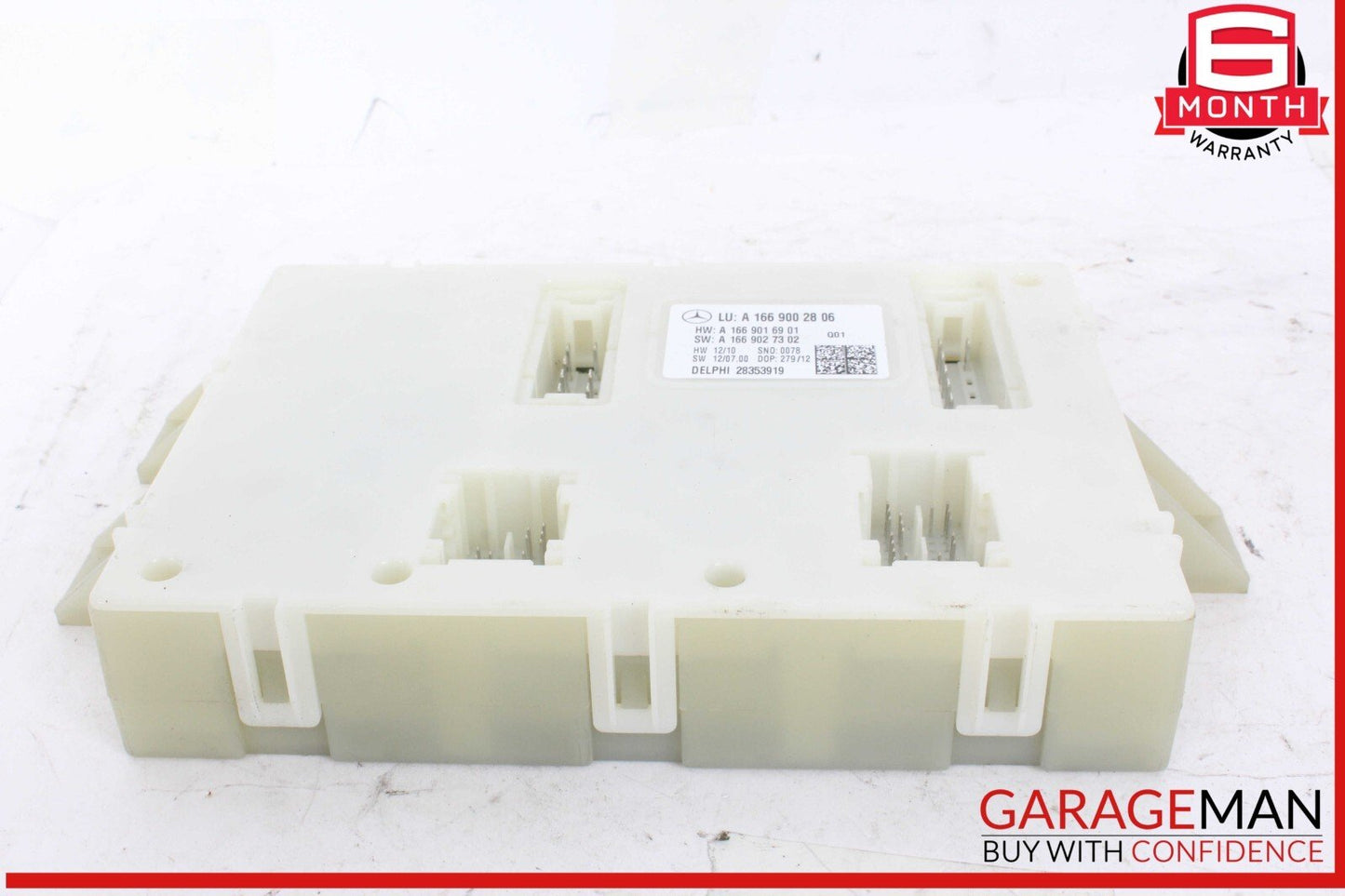 13-19 Mercedes X166 GL350 GLS550 Rear SAM Module Control Unit Signal Acquisition