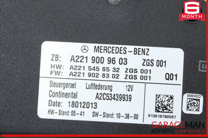 07-14 Mercedes W221 S550 S400 Airmatic Air Suspension Control Module Unit OEM