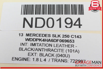 12-20 Mercedes R172 SLK250 Parking Brake Release Handle 2469050451 OEM