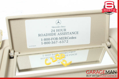 08-14 Mercedes W204 C250 C300 C63 Front Left Sun Visor Sunvisor Shade OEM