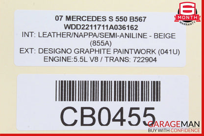 07-14 Mercedes W221 S550 Front Right Dash AC A/C Air Vent Grille Cover OEM