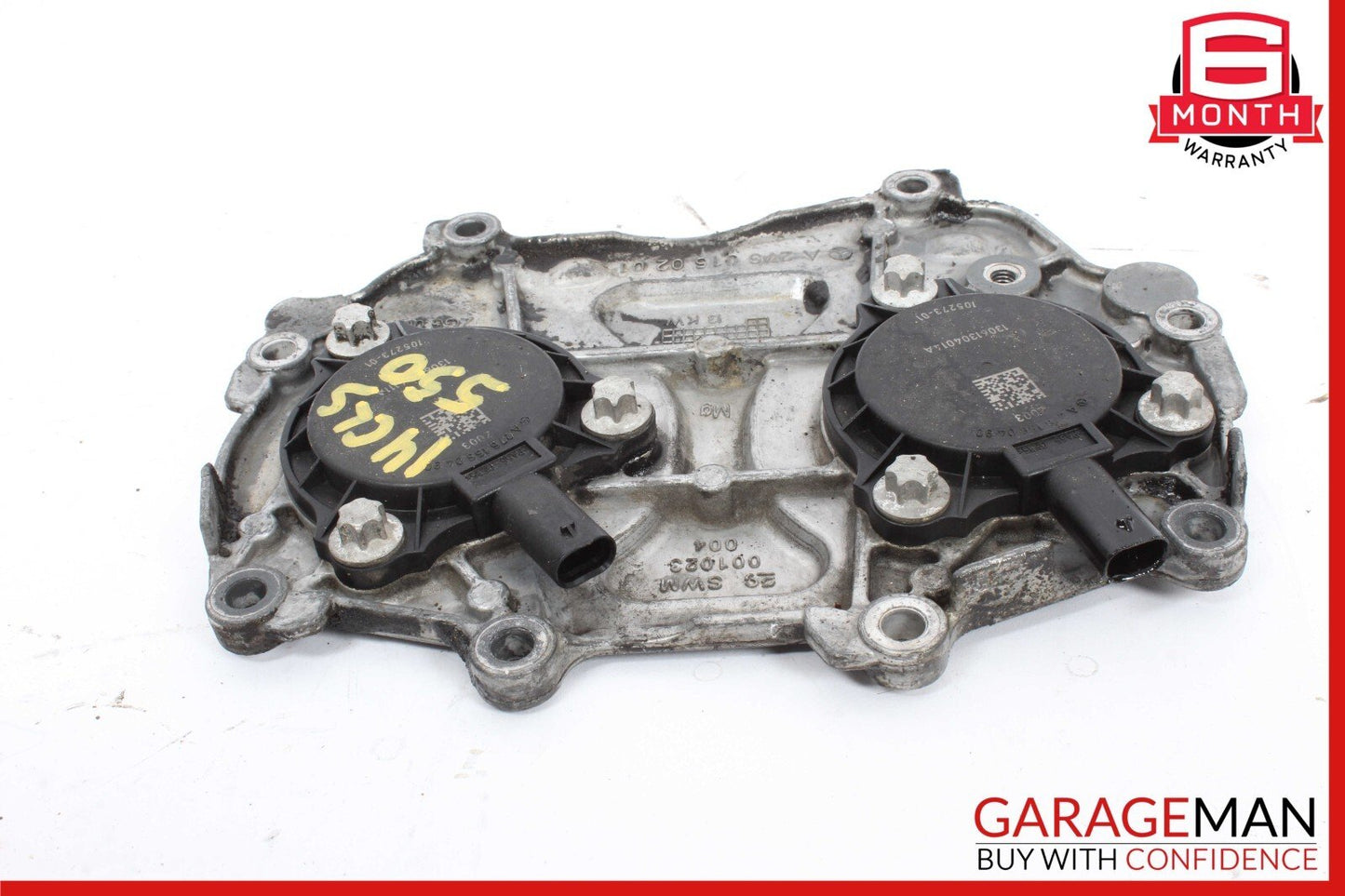 12-18 Mercedes CLS550 E550 Front Left / Right Engine Timing Chain Cover Plate