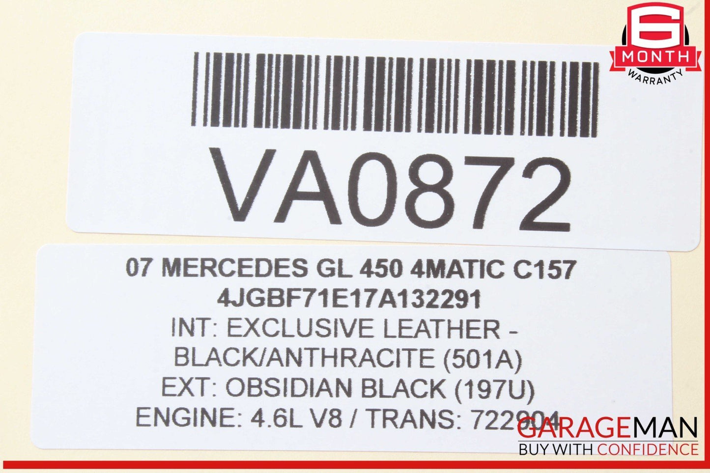 05-12 Mercedes X164 GL450 4MATIC E350 Headlight Control Module 2118706226 OEM