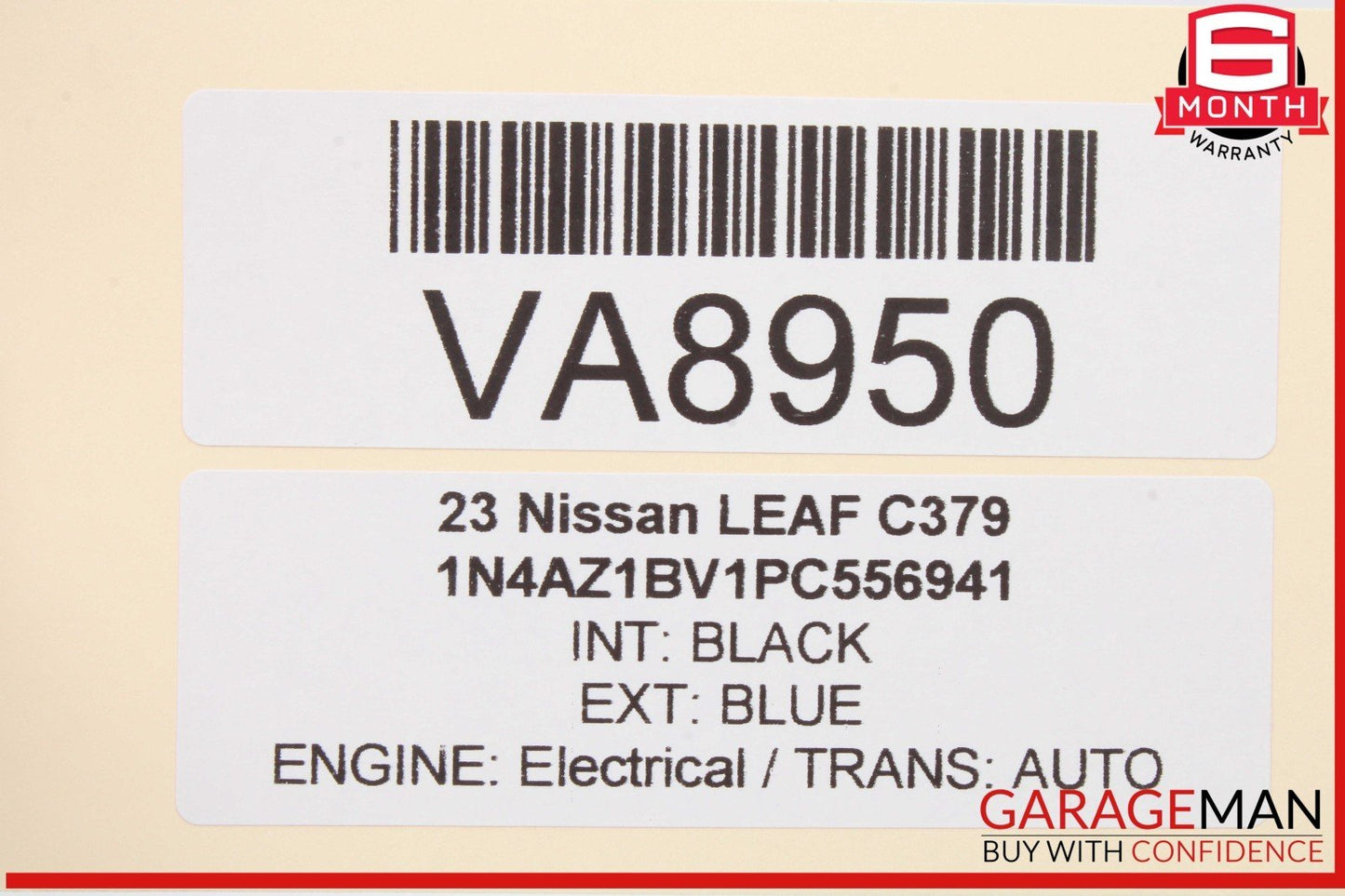18-24 Nissan Leaf AC A/C Air Conditioning Compressor 926005SA0C OEM