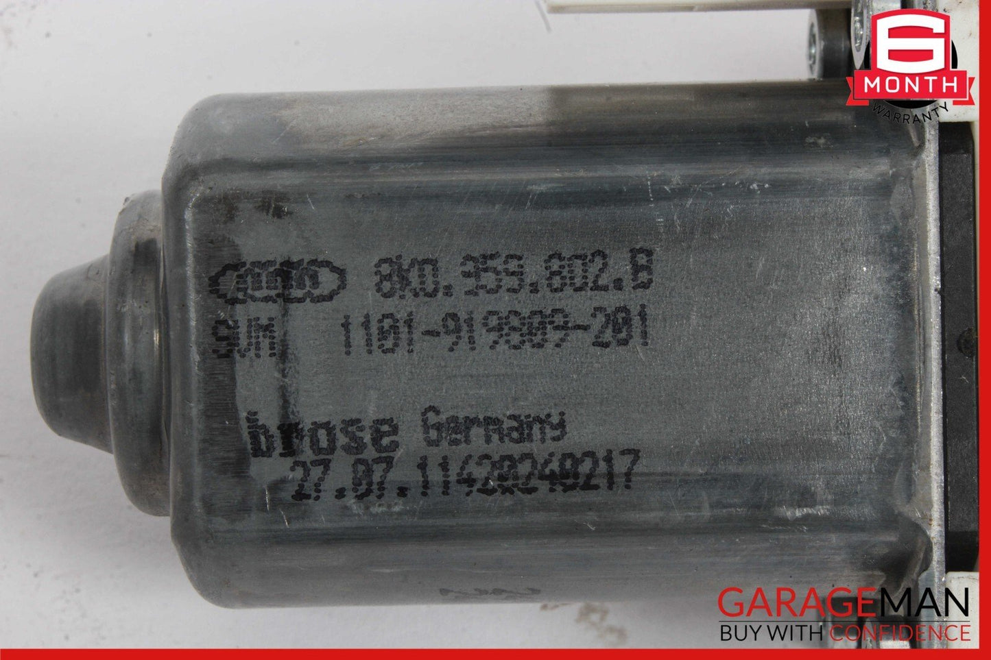 12-18 Audi A8 Quattro Front Right Side Door Window Regulator Motor OEM