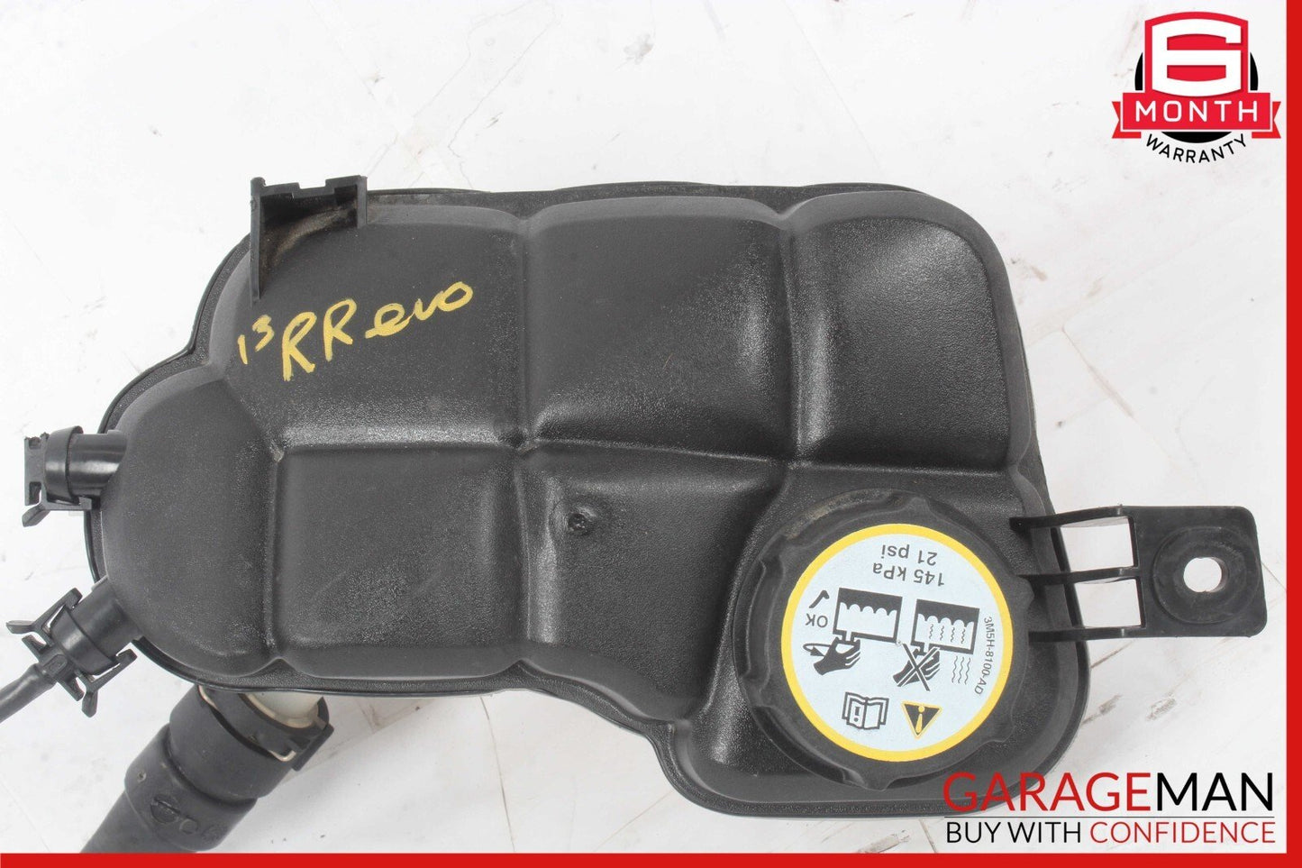 12-17 Range Rover Evoque L538 Engine Motor Coolant Expansion Tank w/ Cap OEM