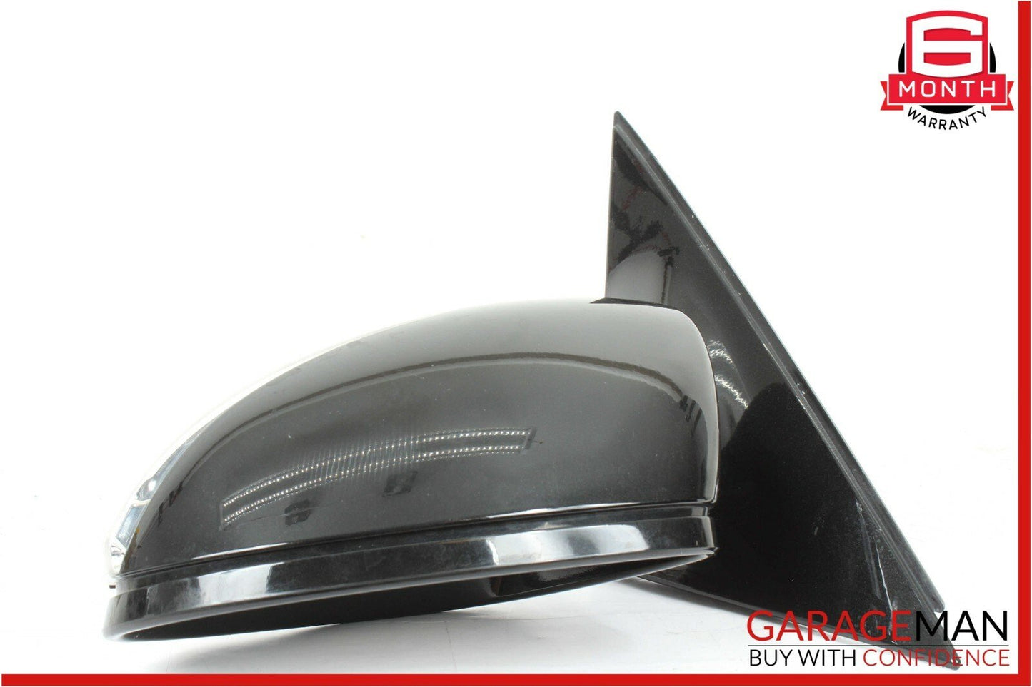 07-09 Mercedes W221 S550 Front Left Side Mirror Rear View Door Obsidian Black