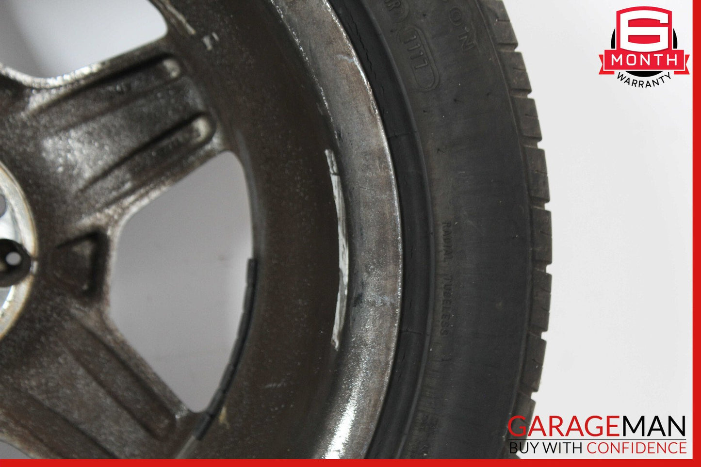 00-06 Mercedes W220 S430 CL500 9 X R18 18" Rear Wheel Rim 2204013702 OEM