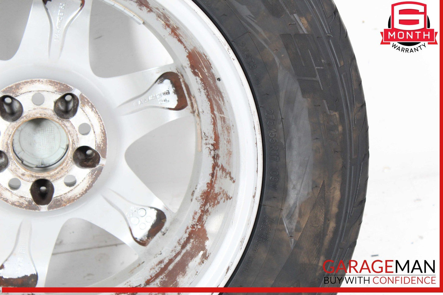 98-05 Mercedes W163 ML500 ML430 8.5 X 17 17" Wheel Tire Rim 1634012702 OEM