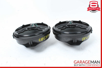 08-11 Mercedes W204 C300 C350 Rear Right & Left Side Door Sound Speakers Set OEM