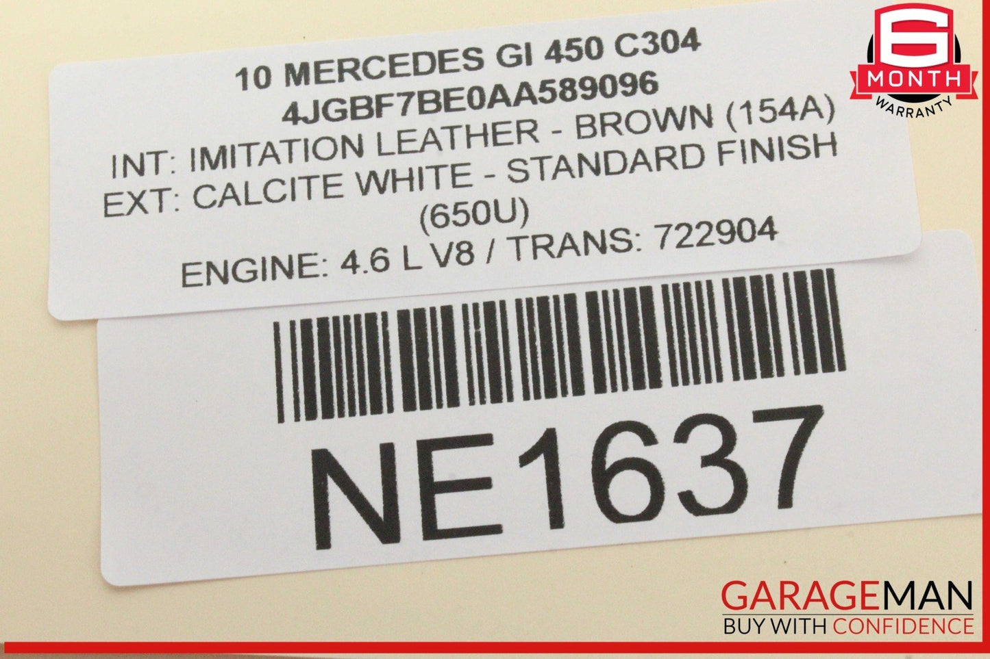 10-13 Mercedes X164 GL450 E350 Front Left Bumper Daytime Running Light Lamp OEM