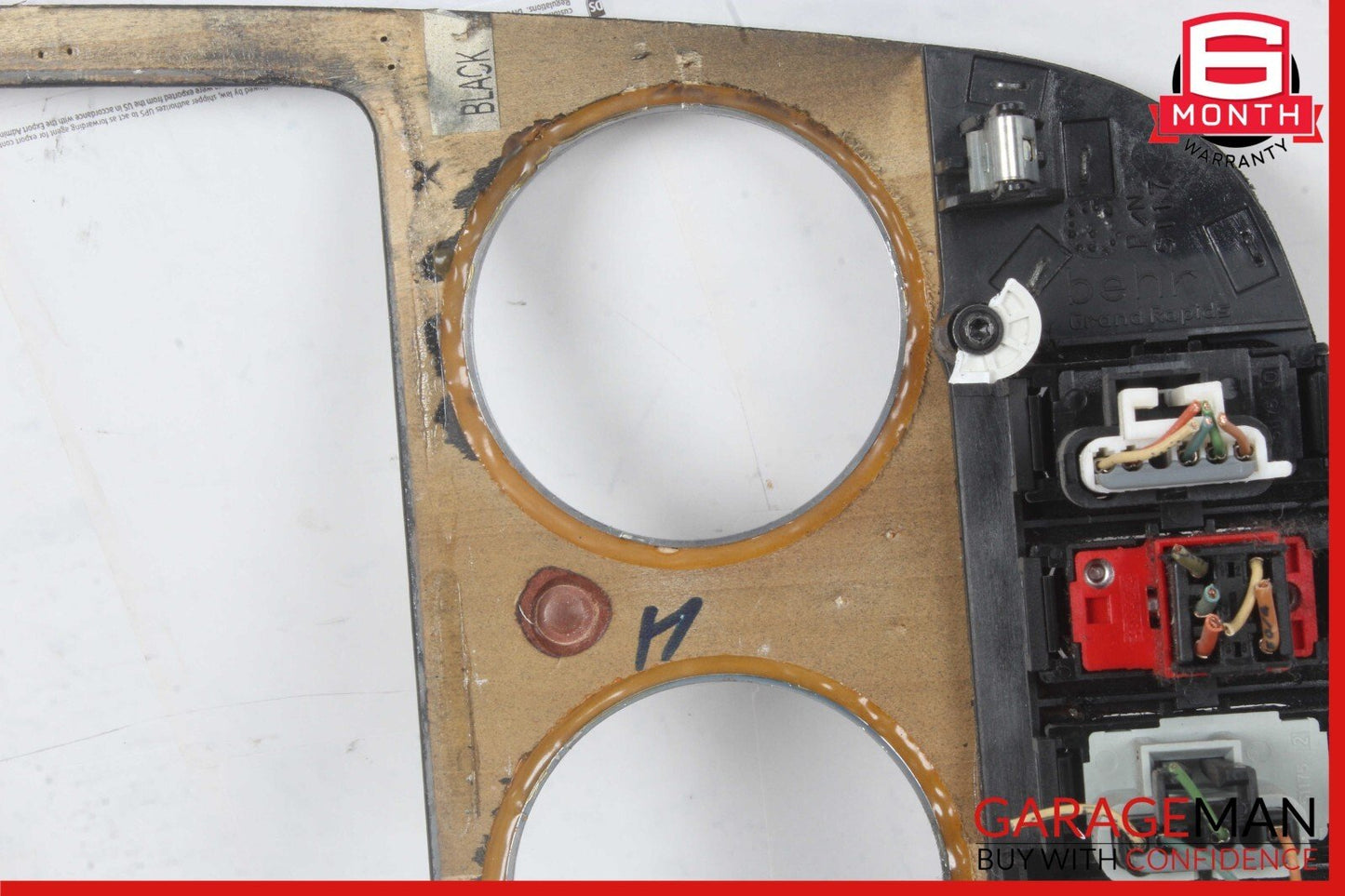 02-05 Mercedes W163 ML350 Center Console A/C Climate Control Switch Trim Panel