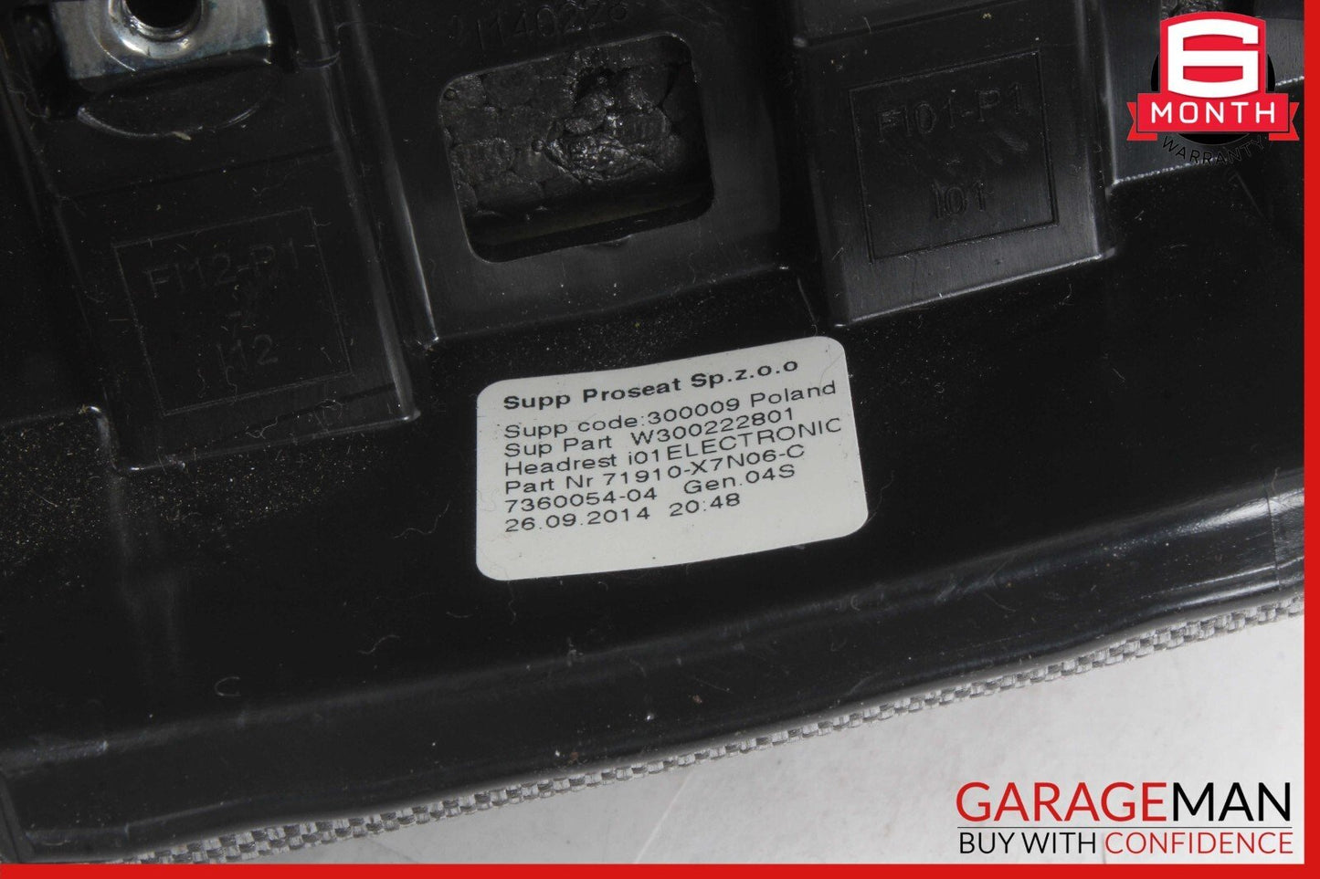 14-21 BMW i3 I01 Front Right or Left Side Headrest Head Rest OEM